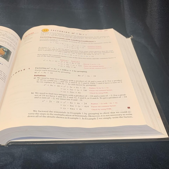 Intermediate Algebra 4th Edition College Textbook - Picture 4 of 4